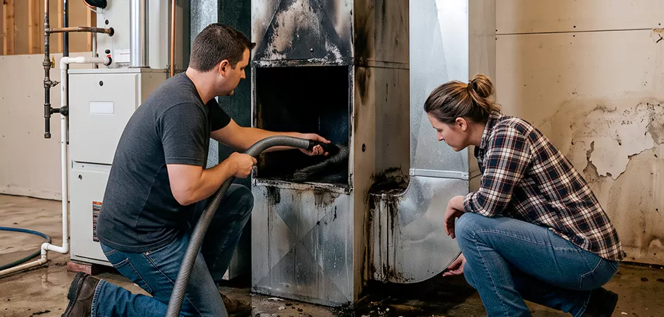 Fire and Flood Duct Restoration in Union City, NJ