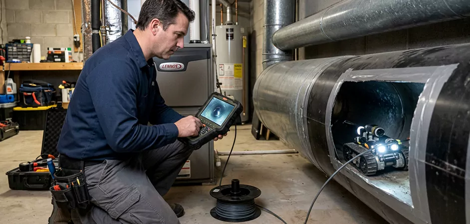 Robotic Duct Inspection in Union City, NJ