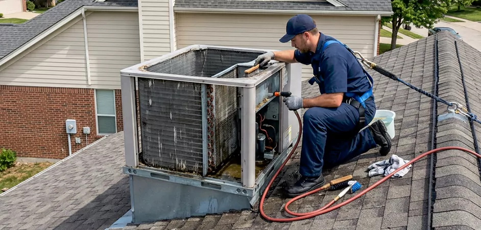 Rooftop Unit Cleaning in Union City