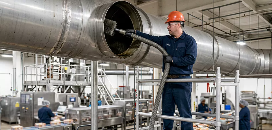 Food Processing Facility Duct Cleaning in Union City