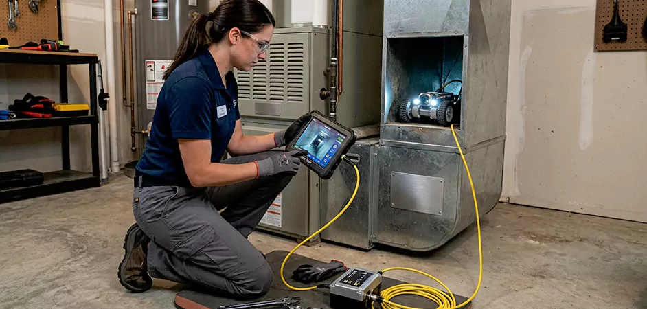 Robotic Duct Inspection in Union City